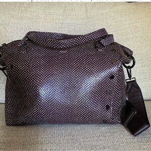 Hammitt Large Daniel Espresso Reserve Leather HANDBAG SATCHEL Crossbody.